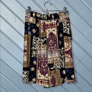 Cascais Vintage 90's Patchwork High Waisted Shorts